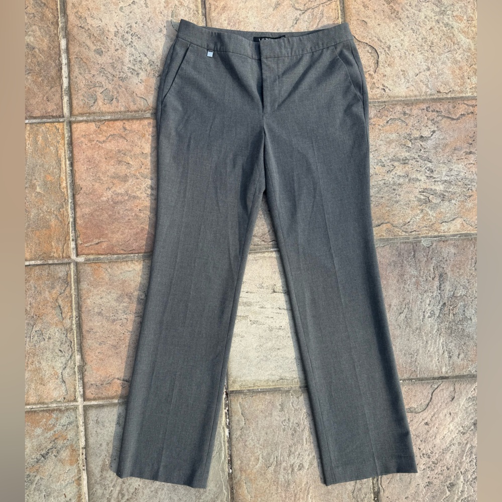 Lauren Ralph Lauren Charcoal Trousers Women’s 8 Straight Leg